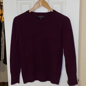 Banana Republic Plum/Maroon Wool Blend Sweater XS